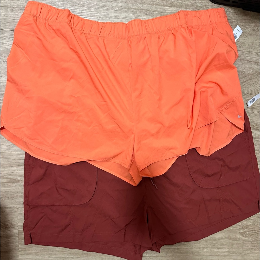 Old Navy StretchTech performance shorts 4X bundle NEW